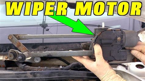How do I know if my wiper motor is broken?