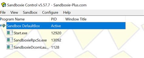 How do I launch Sandboxie?