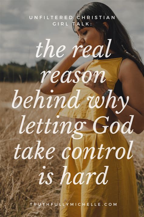 How do I let God take control of my life?