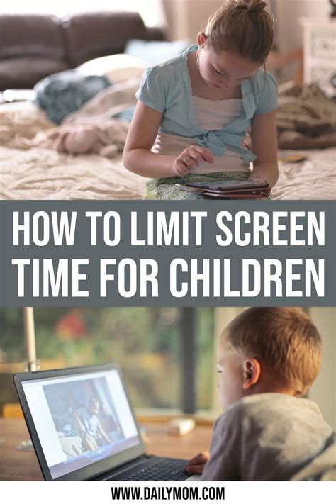 How do I limit my kids screen time?