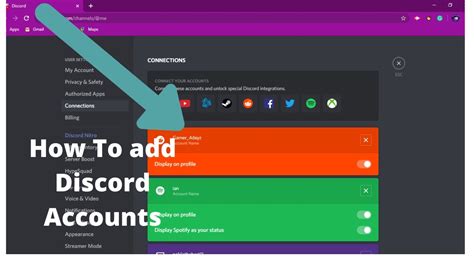 How do I link my child account to Discord?