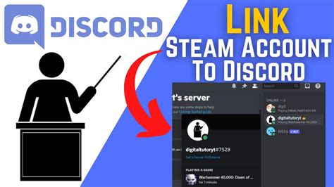 How do I link my gaming account to Discord?