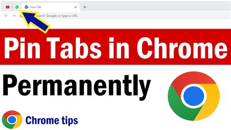How do I lock a pinned tab in Chrome?