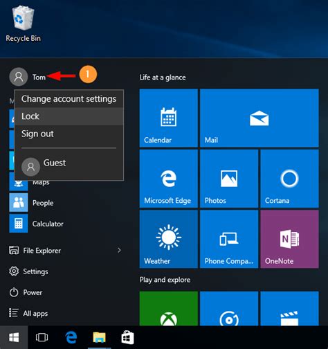 How do I lock tabs in Windows 10?