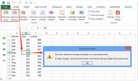 How do I lock text from moving in Excel?