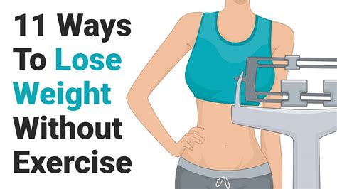How do I lose weight without exercising?