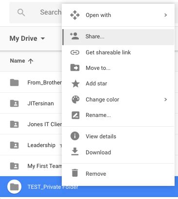 How do I make Google Drive private?