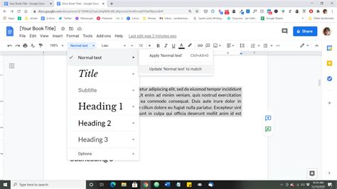 How do I make a Google Doc look like a book?