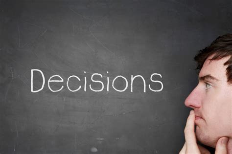 How do I make big decisions alone?