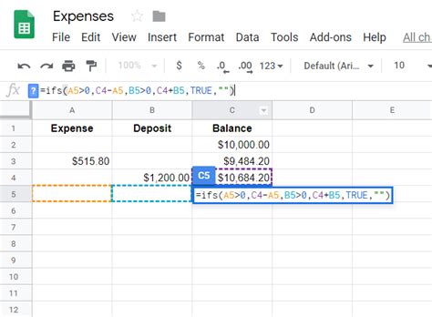 How do I make cells automatically calculate in Google Sheets?