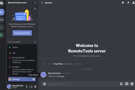 How do I make games appear on Discord status?