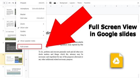 How do I make my Google Slides view only?