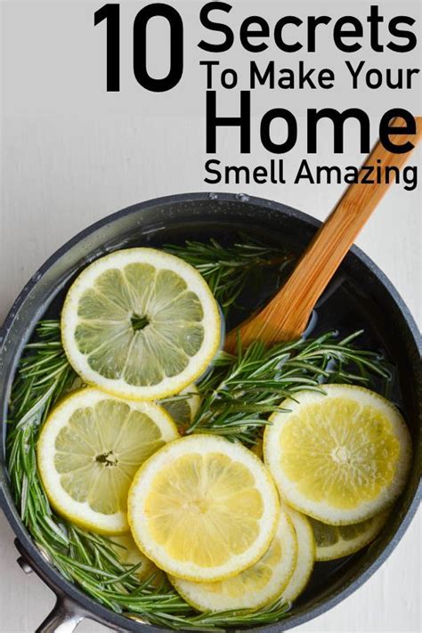 How do I make my house smell like citrus?