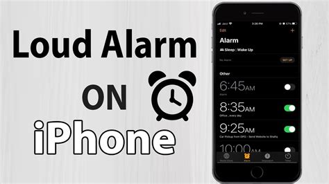 How do I make my iPhone alarm louder on silent?