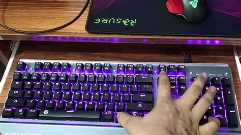 How do I make my keyboard LED?