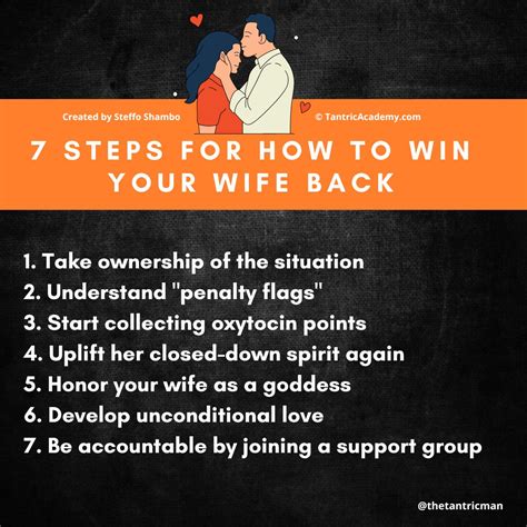 How do I make my wife come back to me?