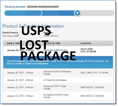 How do I make sure my package doesn't get lost?