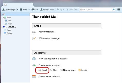How do I manage emails in Thunderbird?