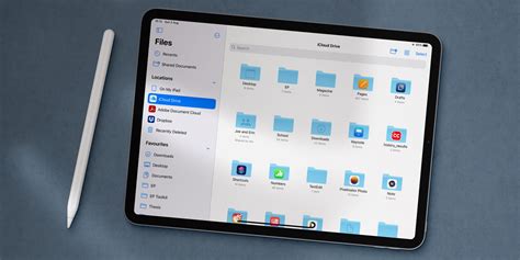 How do I manage files on my iPad?