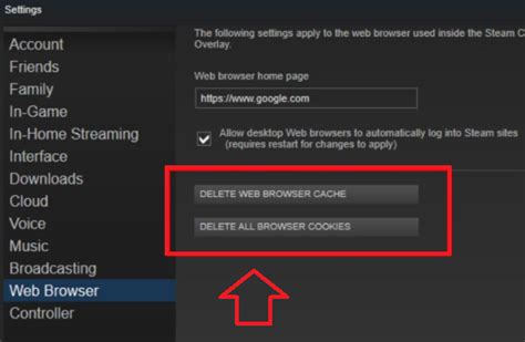 How do I manually clear my steam cache?