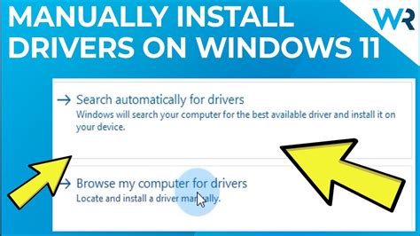 How do I manually install drivers?