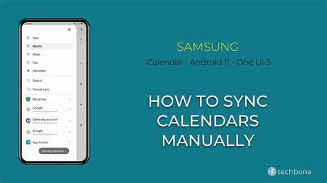 How do I manually sync my calendar?