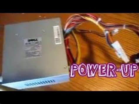 How do I manually turn on my ATX power supply?