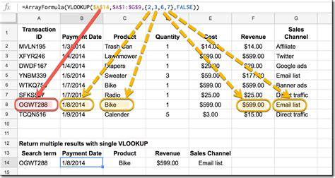 How do I match columns in different sheets?