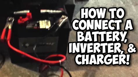 How do I match my battery size to my inverter?