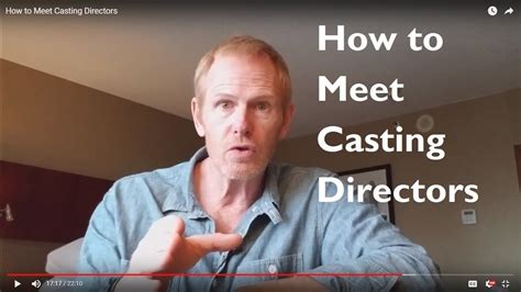 How do I meet casting directors?