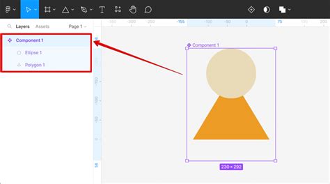 How do I merge two objects in Figma?