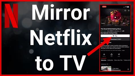 How do I mirror Netflix to my TV?