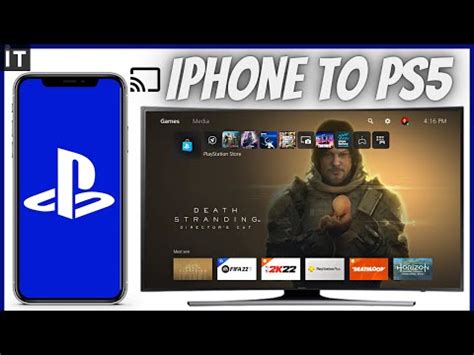 How do I mirror my Iphone to my PS5?