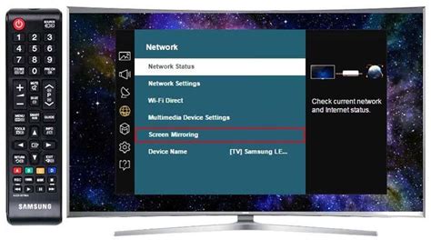 How do I mirror my Samsung phone to my TV wirelessly?