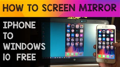 How do I mirror my iPhone to Windows 10 for free?