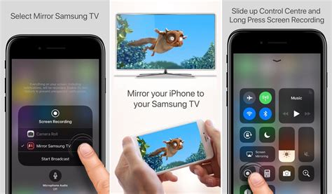 How do I mirror my iPhone to my Samsung TV?