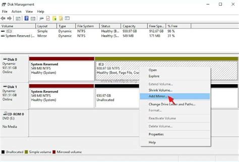 How do I mirror one hard drive to another?