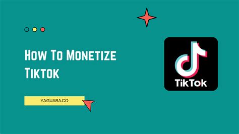 How do I monetize my TikTok?