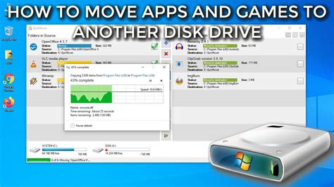 How do I move Microsoft games to another drive?