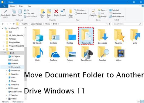 How do I move a document to a secure folder?