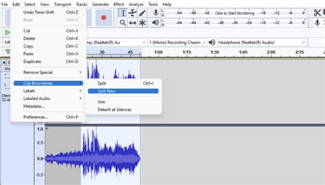 How do I move audio in Audacity 2023?