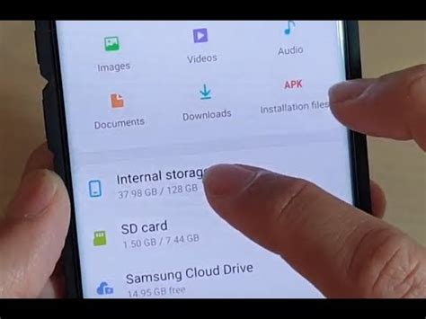 How do I move pictures from internal storage to SD card on s10?
