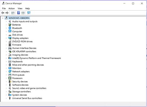 How do I open Device Management in Windows 10?