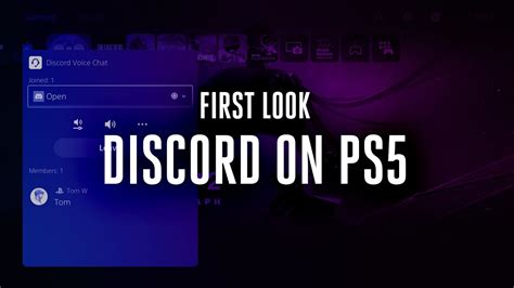 How do I open Discord on PS5?