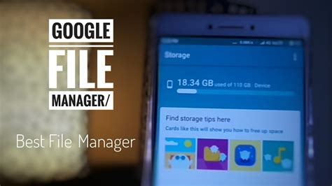 How do I open Google file manager?