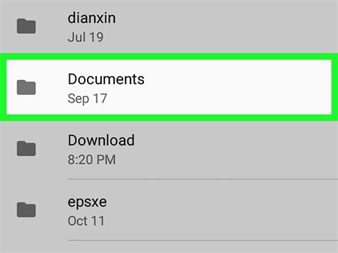 How do I open Google file manager on Android?
