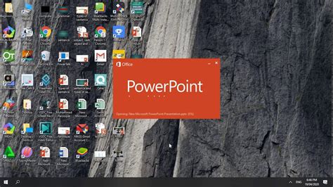 How do I open a PowerPoint?