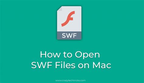 How do I open a SWF file on Mac M1?