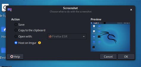 How do I open a screenshot in Linux?