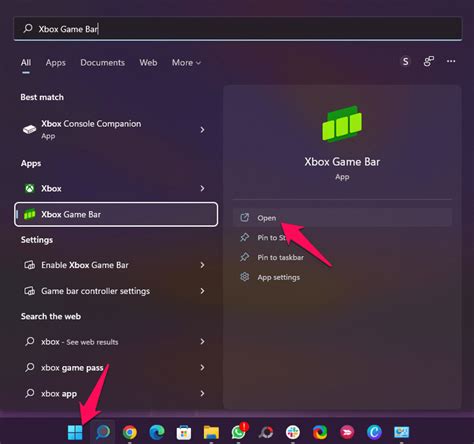 How do I open browser on Xbox game bar?